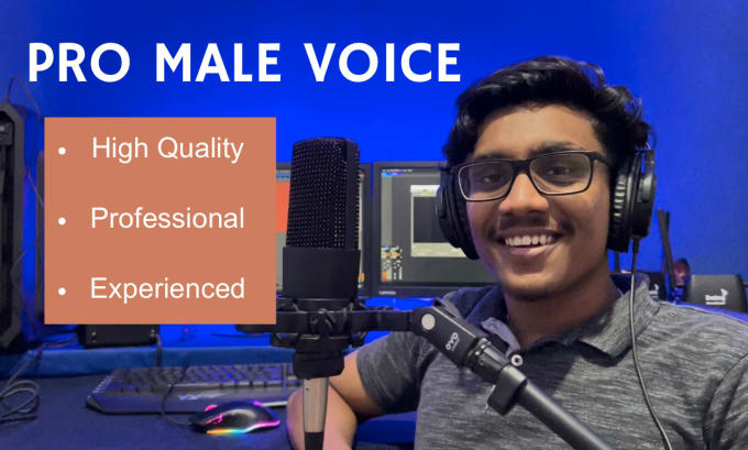 Bestseller - record a professional male voiceover