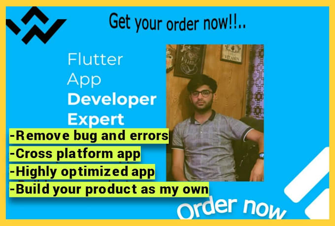 Gig Preview - Build mobile app development as android ios app or be flutter developer