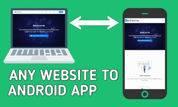 Bestseller - convert website to android app in few hours