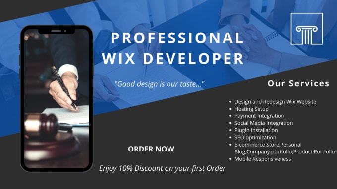 Gig Preview - Expertly craft and optimize a responsive wix and wordpress website