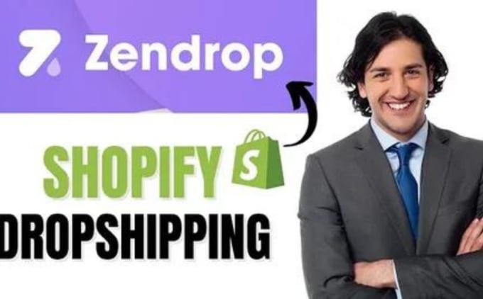 Gig Preview - Design shopify dropshipping store with supliful zendrop cj dropshipping dsers