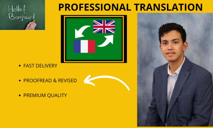 Bestseller - provide quality translations, english to french, or french to english