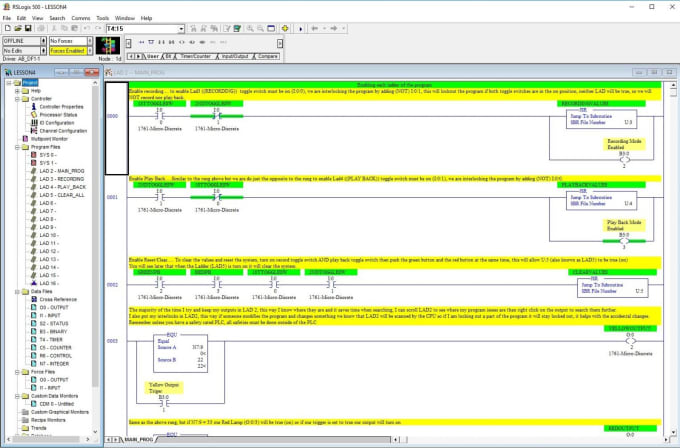 Gig Preview - Plc programming and hmi design