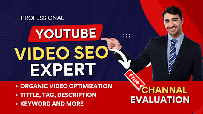 Gig Preview - Do best youtube video seo optimization and channel growth manager