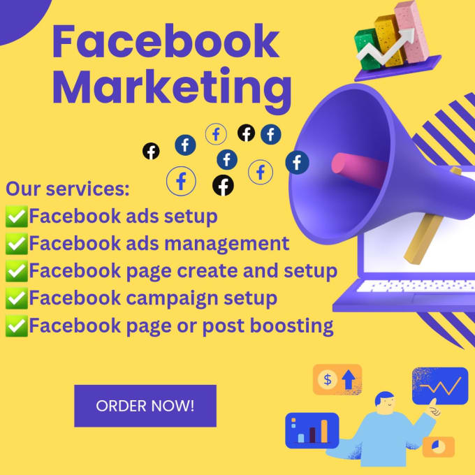 Gig Preview - Do facebook marketing, fb ads setup and campaign