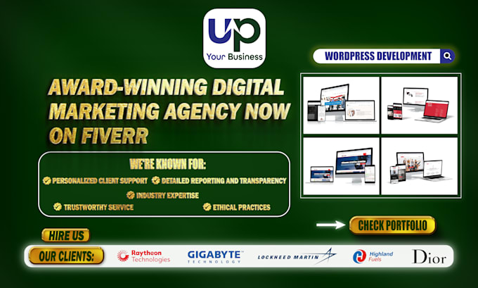 Gig Preview - Develop wordpress website with responsive web design