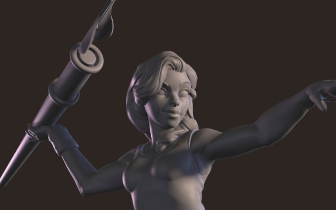 Gig Preview - Sculpt high quality character modeling for game, animation,3d printing, dnd, nft