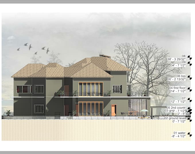 Gig Preview - Do architectural 3d renderings, 3d modeling in revit