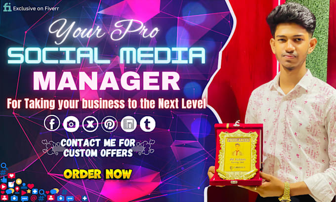 Bestseller - be your pro social media marketing manager