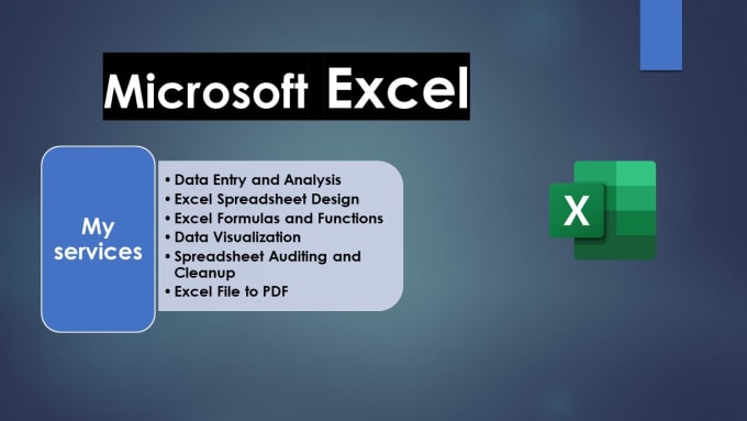 Gig Preview - Do efficiently create or edit your excel docs