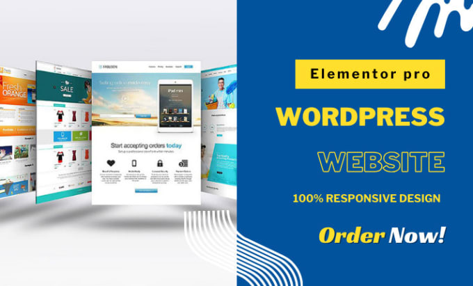 Gig Preview - Design wordpress website with elementor pro