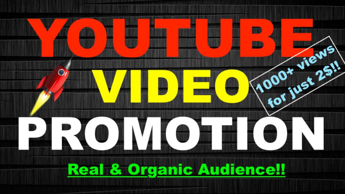 Gig Preview - Do super fast organic youtube promotion by google ads