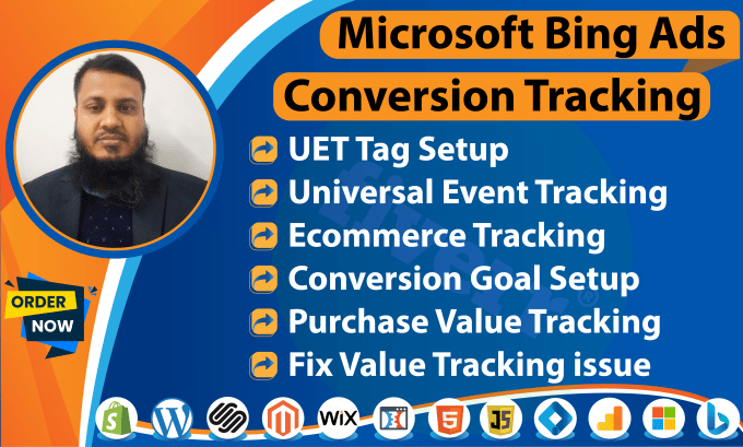 Bestseller - setup microsoft bing ads uet tag, enhanced conversion goal tracking with GTM