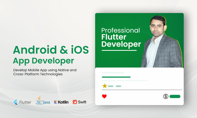 Bestseller - professional flutter developer for high quality android and ios mobile app