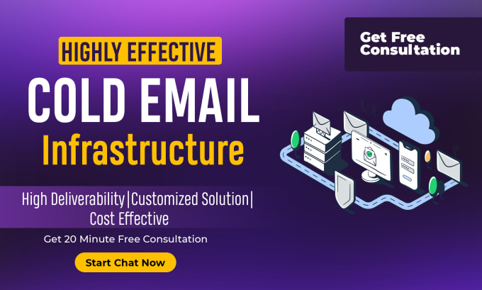 Gig Preview - Our agency will build effective cold email infrastructure for your business