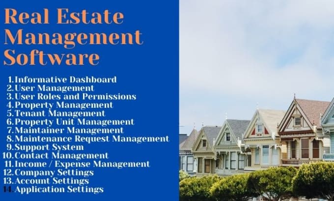 Gig Preview - Create real estate management software for you