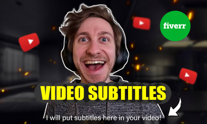 Gig Preview - Add professional synced subtitles or captions to your video