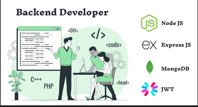 Gig Preview - Be your backend developer for developing api with node js