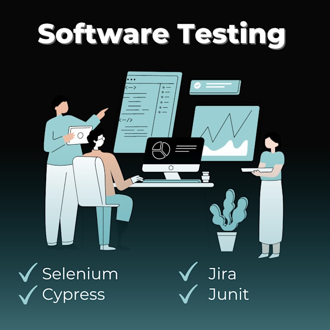 Gig Preview - Perform automated testing using selenium, cypress and jira