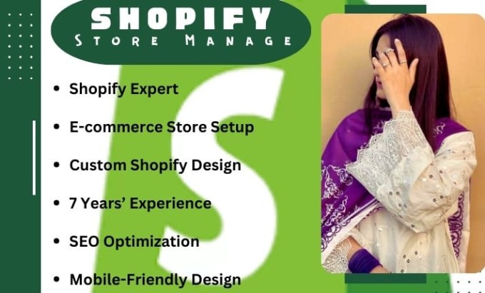 Gig Preview - Create shopify dropshipping store or shopify website