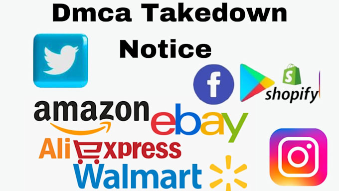 Gig Preview - Report to remove copyright shopify,amazon,etsy ebay product listing under dmca