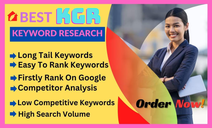 Gig Preview - Do profitable best kgr keyword research for easy to rank