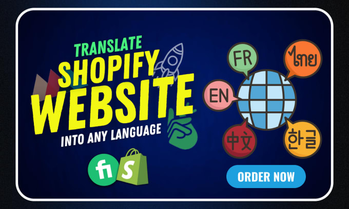 Gig Preview - Do your shopify website translation into other language