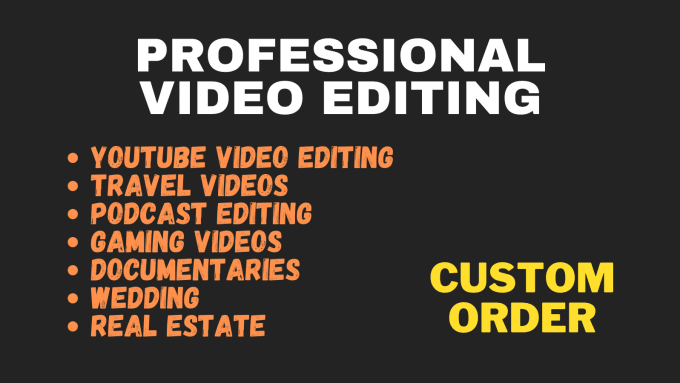 Gig Preview - Professionally edit your vlogs podcast webinar gaming videos and wedding videos