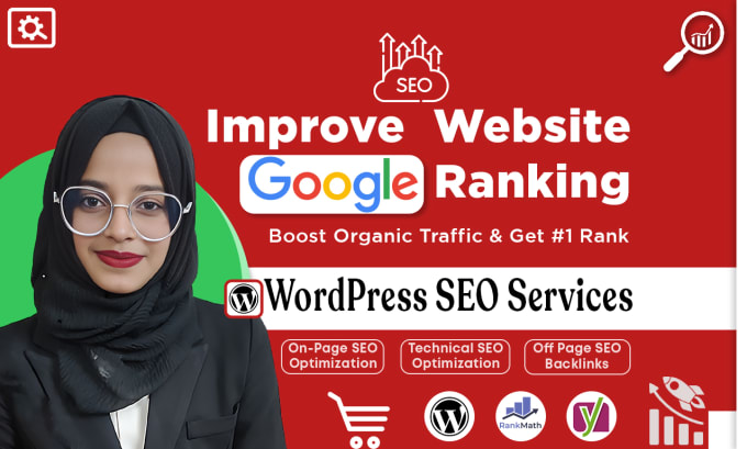 Gig Preview - Wordpress website google ranking with SEO optimization services