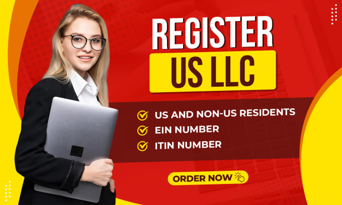 Gig Preview - Register US llc in any state with ein number, company formation for US, non US