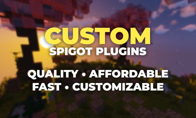 Gig Preview - Code a custom minecraft plugin for your server