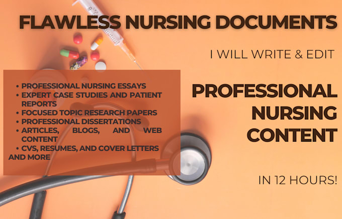 Gig Preview - Professionally proofread your nursing thesis and dissertation