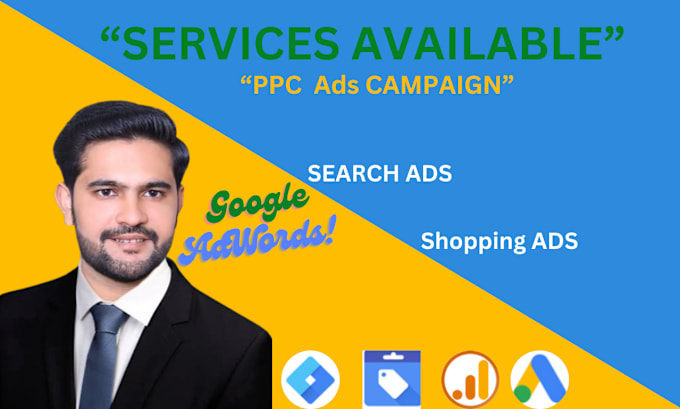 Gig Preview - Setup and manage your google ads ads word campaign for