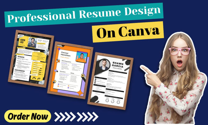 Gig Preview - Design professional CV, resume, cover letter on canva