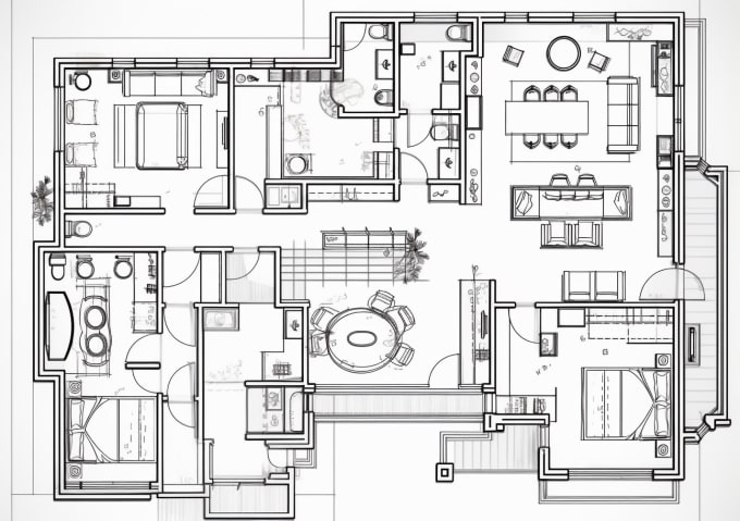 Gig Preview - Make  for building drawing and house plans