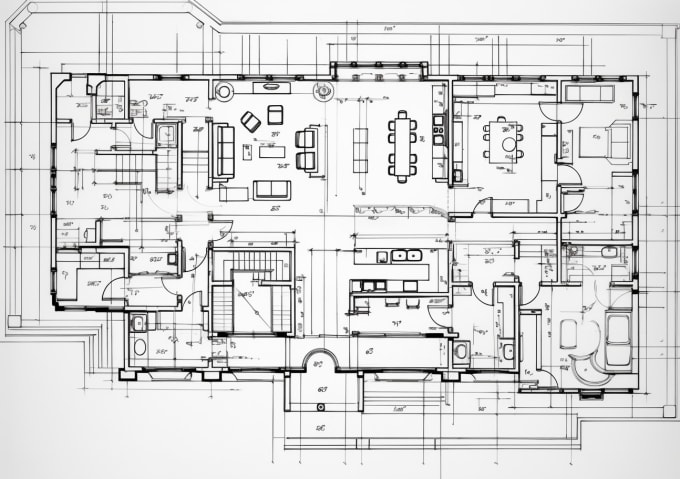 Gig Preview - Draw  floor plan hvac blueprint with autocad