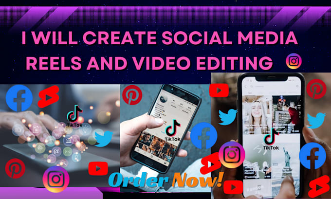 Gig Preview - Create social media reels and video editing