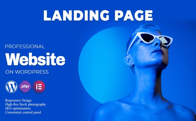 Gig Preview - Develop modern landing page design