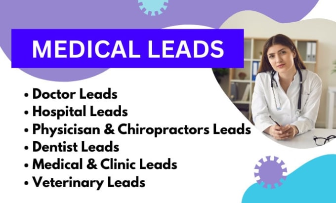 Bestseller - provide active and verified b2b medical doctors leads