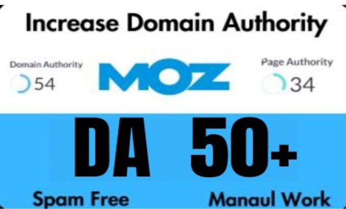 Gig Preview - Increase your domain authority to da 50 guaranteed google ranking boost