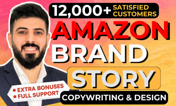 Gig Preview - Write and design amazon brand story