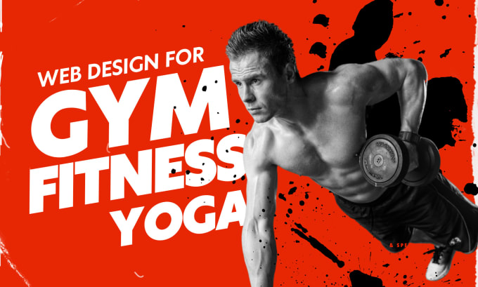 Gig Preview - Design gym website, fitness website, yoga or  trainer website