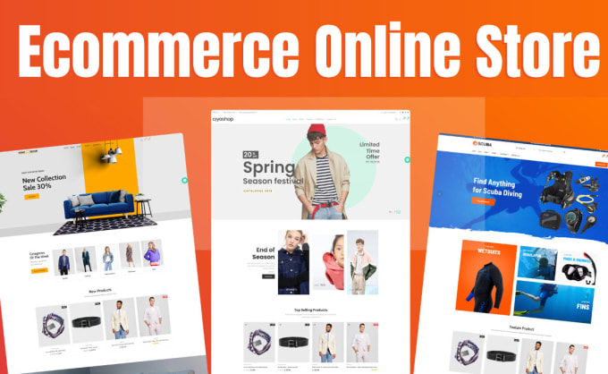 Gig Preview - Design a wordpress ecommerce website for small online store