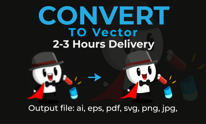 Gig Preview - Convert image to vector  high quality,