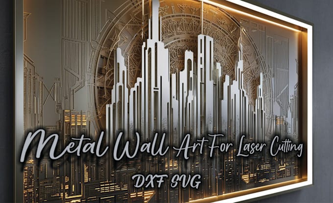 Gig Preview - Design metal wall art, home decor and shop branding