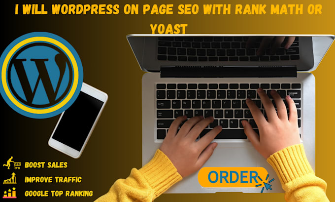 Gig Preview - Wordpress on page SEO with rank math or yoast