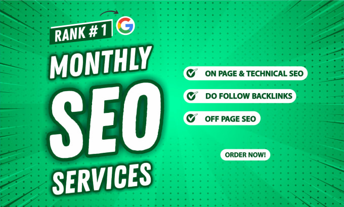 Gig Preview - Provide complete monthly SEO service with high quality backlinks