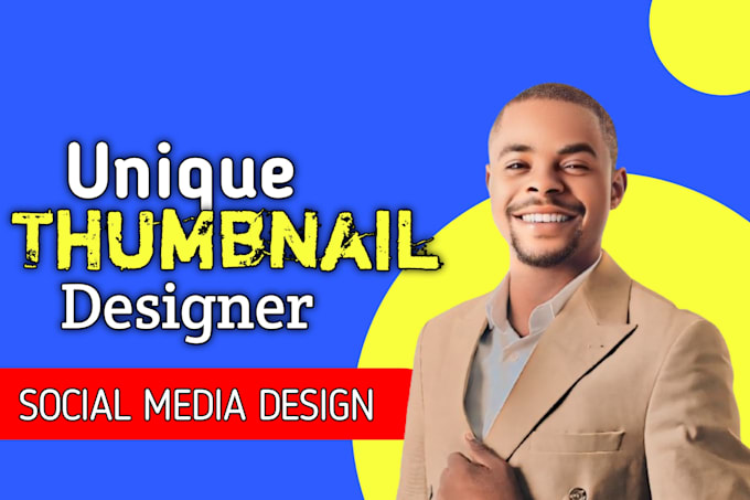 Gig Preview - Design unique thumbnail and fiverr gig image