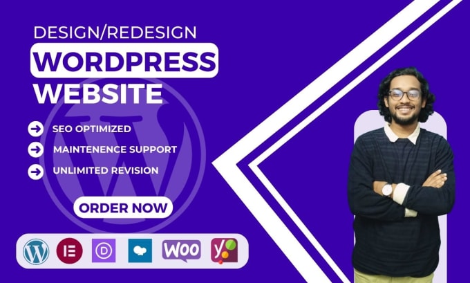 Gig Preview - Do designing or redesigning of your custom wordpress site