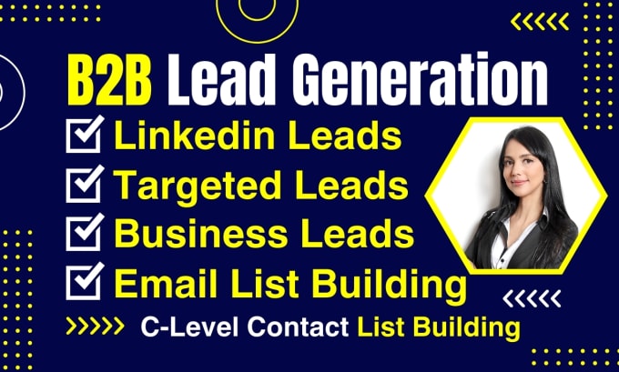 Bestseller - do targeted b2b lead generation, linkedin leads and contact list building